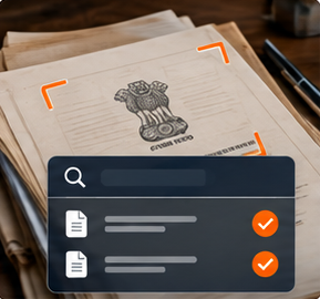 Official document search interface